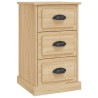 Table de chevet chêne sonoma 39x39x67 cm bois d'ingénierie 629713629713