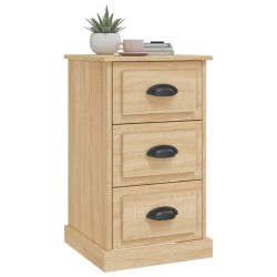 Table de chevet chêne sonoma 39x39x67 cm bois d'ingénierie 629713629713