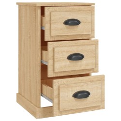 Table de chevet chêne sonoma 39x39x67 cm bois d'ingénierie 629713629713
