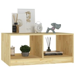 Table basse 75x50x33,5 cm Bois de pin massif 629715629715