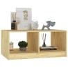 Table basse 75x50x33,5 cm Bois de pin massif 629715629715