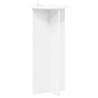 Support de Plante 2 pcs Blanc Ø40 x 80 cm Bois d'ingénierie 629718629718