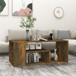 Table basse Chêne fumé 100x50x40 cm Bois d'ingénierie 629721629721