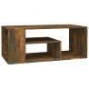 Table basse Chêne fumé 100x50x40 cm Bois d'ingénierie 629721629721