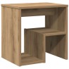 Table de chevet chêne artisanal 40x30x40 cm bois d'ingénierie 629727629727