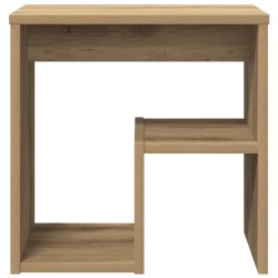 Table de chevet chêne artisanal 40x30x40 cm bois d'ingénierie 629727629727