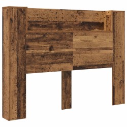 Cabinet de Tête de Lit avec LED Bois ancien Bois d'ingénierie 629728629728