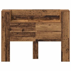Cabinet de Tête de Lit avec LED Bois ancien Bois d'ingénierie 629728629728