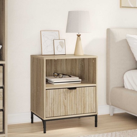 Cabinet de chevet avec tiroir Chêne sonoma 49 x 36 x 61 cm 629729629729