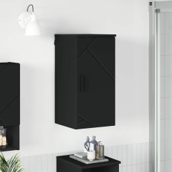 Cabinet de salle de bain Montage mural Noir 30 x 31,5 x 61 cm 629731629731