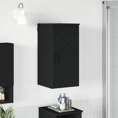 Cabinet de salle de bain Montage mural Noir 30 x 31,5 x 61 cm 629731629731