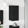 Cabinet de salle de bain Montage mural Noir 30 x 31,5 x 61 cm 629731629731
