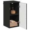 Cabinet de salle de bain Montage mural Noir 30 x 31,5 x 61 cm 629731629731
