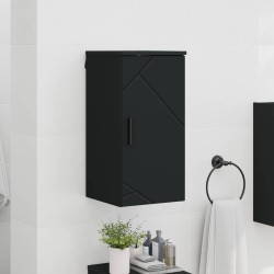 Cabinet de salle de bain Montage mural Noir 30 x 31,5 x 61 cm 629731629731