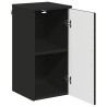 Cabinet de salle de bain Montage mural Noir 30 x 31,5 x 61 cm 629731629731