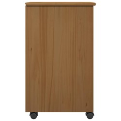 Cabinet roulant Brun Miel 34 x 39 x 65,5 cm Pin massif 629737629737