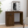 Coiffeuse avec LED chêne marron 90x50x132,5cm bois d'ingénierie 629740629740