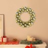 Couronnes de Boules de Noël 2 pcs Doré 33 x 33 x 7 cm 629744629744