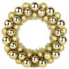 Couronnes de Boules de Noël 2 pcs Doré 33 x 33 x 7 cm 629744629744
