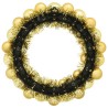 Couronnes de Boules de Noël 2 pcs Doré 33 x 33 x 7 cm 629744629744