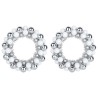 Couronnes de Boules de Noël 2 pcs Blanc et Argent 629745629745