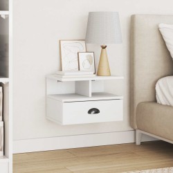 Cabinet de chevet HILL Blanc 40 x 31 x 27 cm Pin massif 629749629749