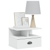 Cabinet de chevet HILL Blanc 40 x 31 x 27 cm Pin massif 629749629749