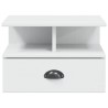Cabinet de chevet HILL Blanc 40 x 31 x 27 cm Pin massif 629749629749