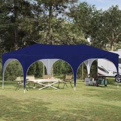 Tente de fête pop-up 575 x 288 x 245 cm Bleu Tissu Oxford 629754629754