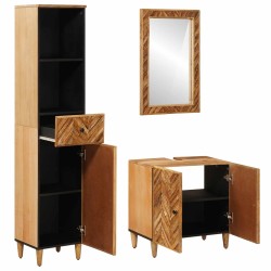Ensemble de Meubles de Salle de Bain avec tiroir 3 pcs 629757629757