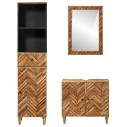 Ensemble de Meubles de Salle de Bain avec tiroir 3 pcs 629757629757
