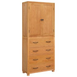 Ensemble de meubles de rangement 2 pc Naturel 80 x 35 x 185 cm 629758629758