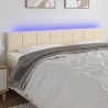 Tête de lit à LED Crème 180x5x78/88 cm Tissu 629770629770