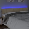 Tête de lit à LED Crème 180x5x78/88 cm Tissu 629770629770