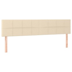 Tête de lit à LED Crème 180x5x78/88 cm Tissu 629770629770
