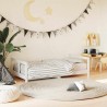 Cadre de lit pour enfant blanc 80x160 cm bois de pin massif 629775629775
