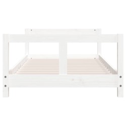 Cadre de lit pour enfant blanc 80x160 cm bois de pin massif 629775629775