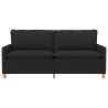 Canapé Noir 196 x 81 x 87,5 cm Tissu 629790629790