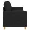 Canapé Noir 196 x 81 x 87,5 cm Tissu 629790629790