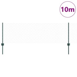 Clôture hexagonale avec poteau 10 x 0,6 m Vert Maille 629793629793