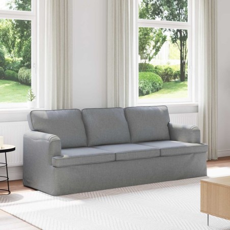 Canapé Gris clair 201 x 80 x 85 cm tissu 629796629796