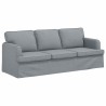 Canapé Gris clair 201 x 80 x 85 cm tissu 629796629796