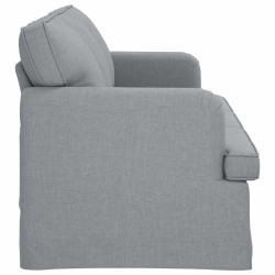 Canapé Gris clair 201 x 80 x 85 cm tissu 629796629796