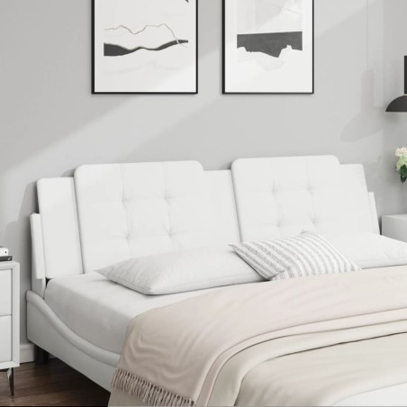 Coussin de tête de lit Zadar blanc 180 cm similicuir 629800629800