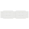 Coussin de tête de lit Zadar blanc 180 cm similicuir 629800629800