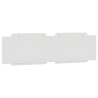 Coussin de tête de lit Zadar blanc 180 cm similicuir 629800629800