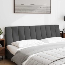 Coussin de tête de lit Hanko gris foncé 180 cm tissu 629803629803