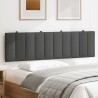 Coussin de tête de lit Hanko gris foncé 180 cm tissu 629803629803