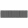 Coussin de tête de lit Hanko gris foncé 180 cm tissu 629803629803