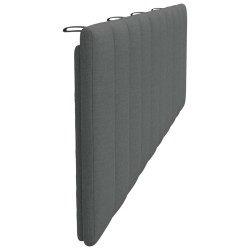Coussin de tête de lit Hanko gris foncé 180 cm tissu 629803629803